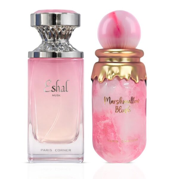 Paris Corner Eshal Musk & Marshmallow Blush Sprays Bundle Eau de Parfum for Unisex