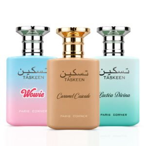 Paris Corner Taskeen Caramel Cascade Wowie & Lactéa Divina Bundle Eau de Parfum for Unisex