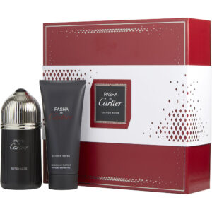 Pasha De Cartier Edition Noire & SHOWER GEL Eau de Toilette for Men – 3.3 oz