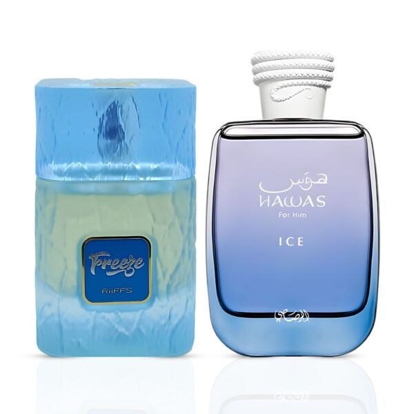 Rasasi Freeze by Riiffs & Hawas Ice Sprays Bundle Eau de Parfum for Unisex