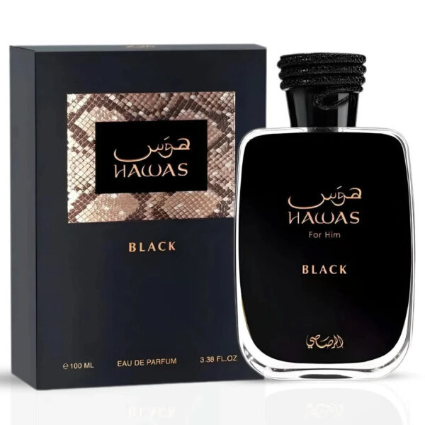 Rasasi Hawas Black Eau de Parfum for Men – 100 ml