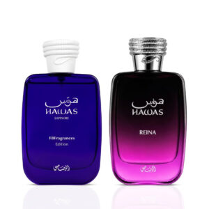 Rasasi Hawas Reina & Sapphire Sprays Bundle Eau de Parfum for Unisex