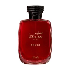 Rasasi Hawas Rouge Eau de Parfum for Women – 3.38 oz / 100 ml