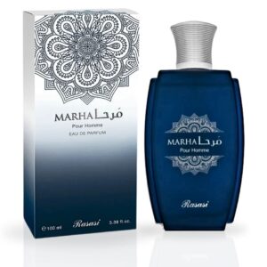 Rasasi Marha Long Lasting Aromatic Warm Floral Masculine Scent. Eau de Parfum for Men – 100 ml