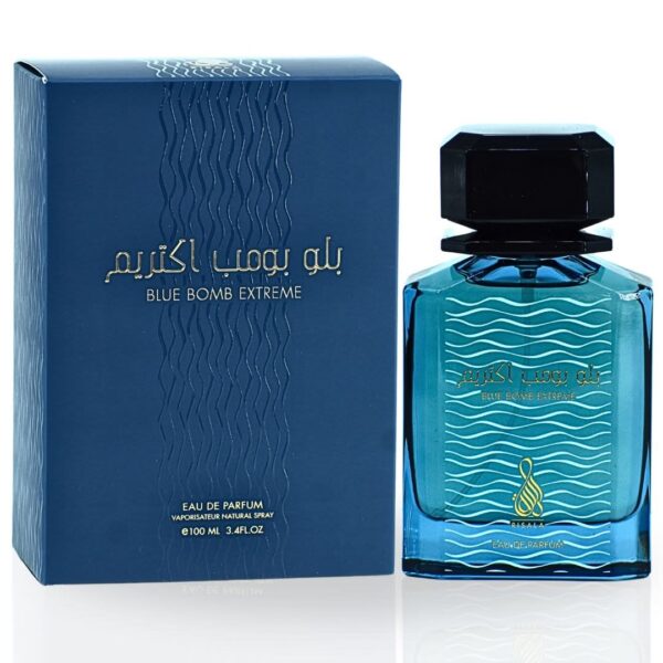 RISALA Blue Bomb Extreme Long Lasting Luxurious Exquisite & Captivating Aroma. Eau de Parfum for Unisex RISALA Blue Bomb Extreme Long Lasting Luxurious Exquisite & Captivating Aroma. Eau de Parfum for Unisex