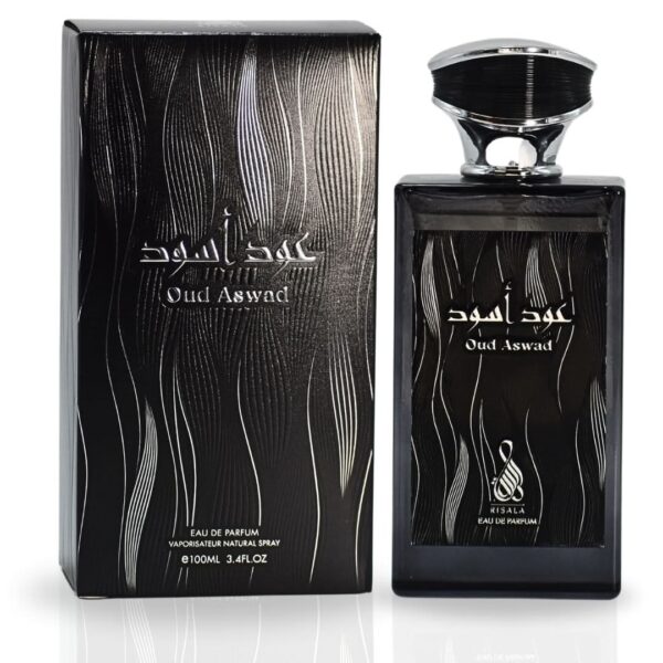 RISALA Oud Aswad Eau de Parfum for Unisex – 100 ml