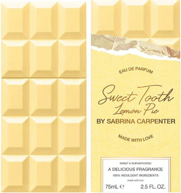Sabrina Carpenter Sweet Tooth Lemon Pie Eau de Parfum for Women – 2.5 oz / 75 ml