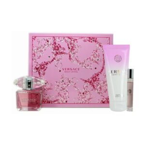 Versace Bright Crystal 3 piece Eau de Toilette for Women (Gift Set)