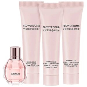 Viktor & Rolf Flowerbomb 4 piece v2 Eau de Parfum for Women (Gift Set)