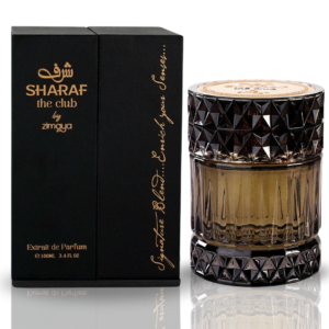 Zimaya SHARAF THE CLUB Long Lasting Signature Blend Enrich Your Senses. Extrait de Parfum for Unisex – 100 ml