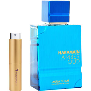 Al Haramain Amber Oud Aqua Dubai TRAVEL Extrait de Parfum for Unisex