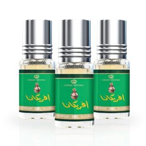 Al Rehab Africana Pack of 3 Perfume Oil for Unisex (Sample)