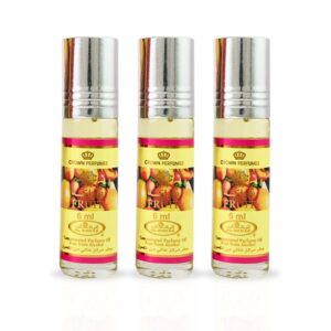 Al Rehab Fruit CPO Pack of 3 Perfume Oil for Unisex (Sample)