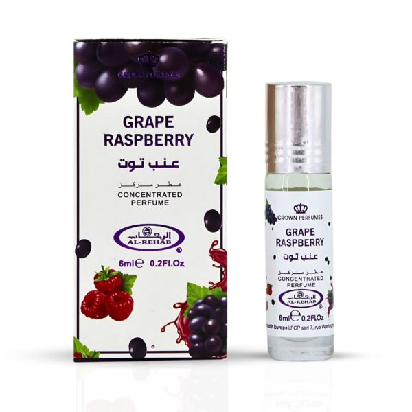 Al Rehab Grape Raspberry CPO Perfume Oil for Unisex (Sample) Al Rehab Grape Raspberry CPO Perfume Oil for Unisex (Sample)