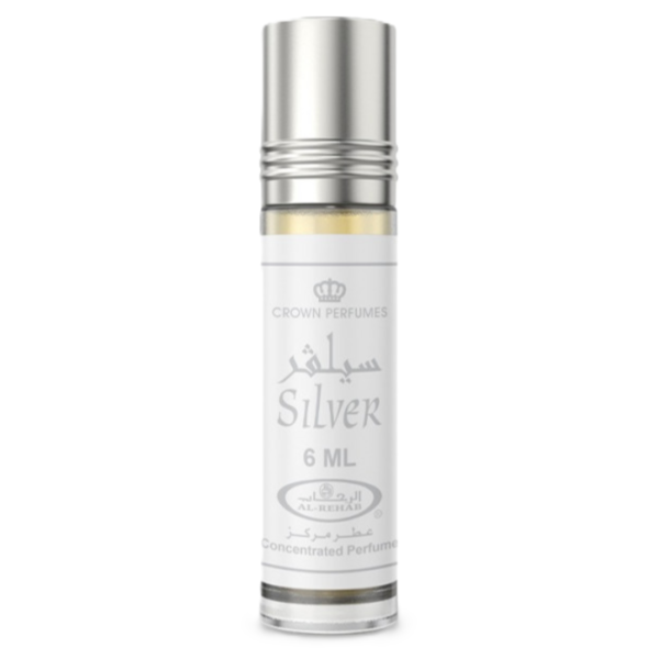 Al Rehab Silver Concentrated Perfume Oil for Men