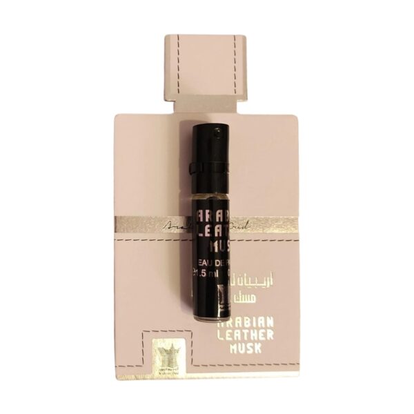 Arabian Oud Leather Musk Eau de Parfum for Unisex (Sample)