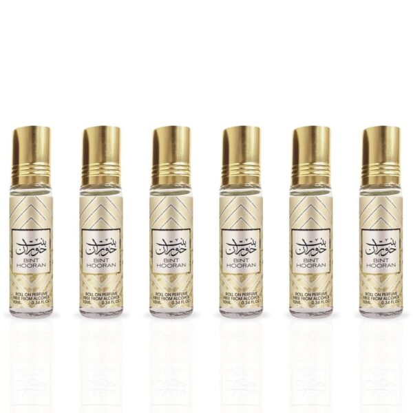 Ard Al Zaafaran Bint Hooran Roll On CPO Pack of 6 Perfume Oil for Unisex (Sample) Ard Al Zaafaran Bint Hooran Roll On CPO Pack of 6 Perfume Oil for Unisex (Sample)