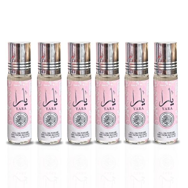 Ard Al Zaafaran Yara Roll On CPO Pack of 6 Perfume Oil for Unisex Ard Al Zaafaran Yara Roll On CPO Pack of 6 Perfume Oil for Unisex
