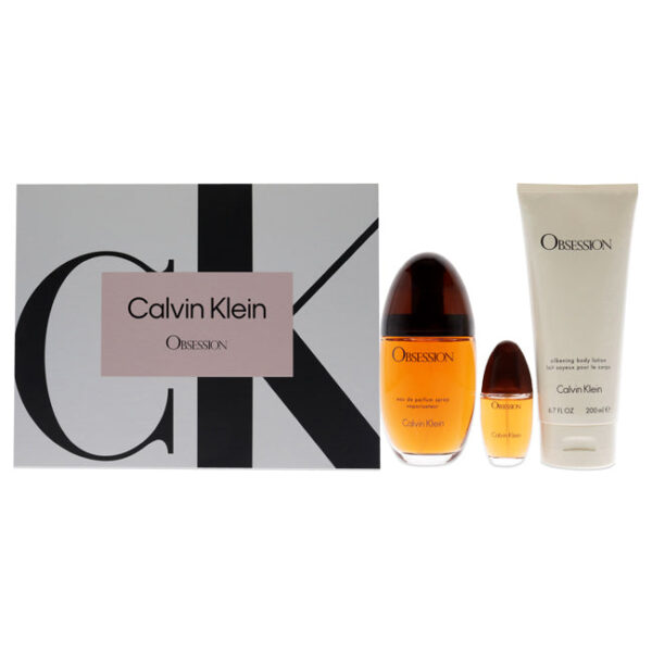 Calvin Klein Obsession 3 Pc for Women (Gift Set)