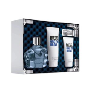 Diesel Only The Brave 3 piece v5 Eau de Toilette for Men (Gift Set)