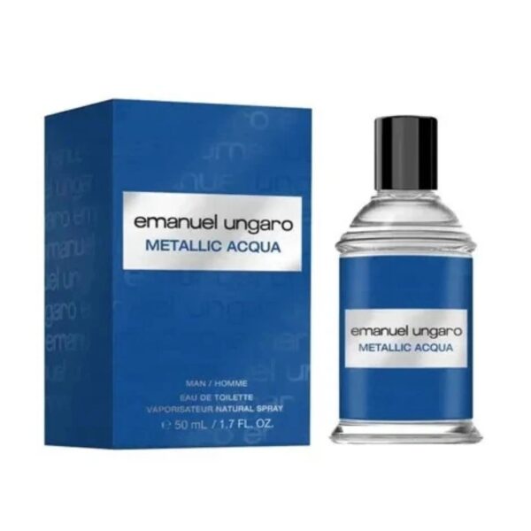 Emanuel Ungaro Metallic Acqua Eau de Toilette for Men Emanuel Ungaro Metallic Acqua Eau de Toilette for Men
