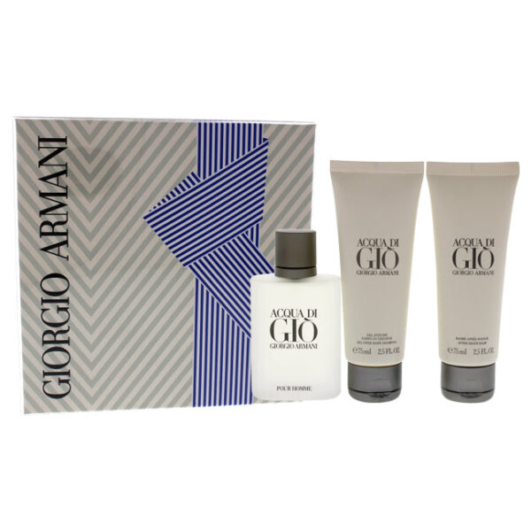 Giorgio Armani Acqua Di Gio 3 Pc for Men (Gift Set)