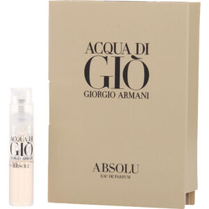 Giorgio Armani Acqua Di Gio Absolu ON CARD Eau de Parfum for Men (Sample)