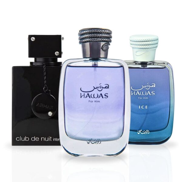 Intense Oud Hawas Ice Club De Nuit Sprays Value Pack Eau de Parfum for Men