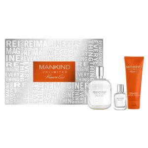 Kenneth Cole Mankind Unlimited 3 piece Eau de Toilette for Men (Gift Set)
