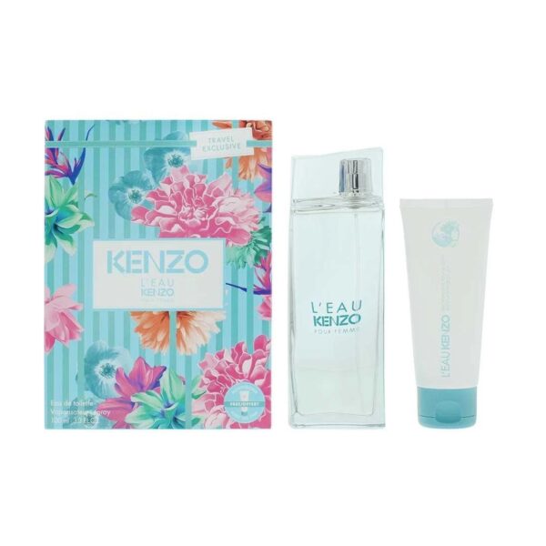 Kenzo L’Eau Pour Femme 2 piece Eau de Toilette for Women (Gift Set)