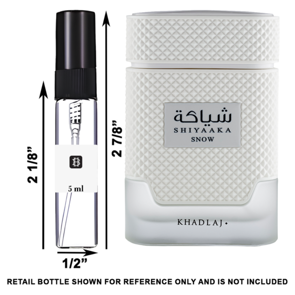 Khadlaj Shiyaaka Snow Eau de Parfum for Men (Sample)