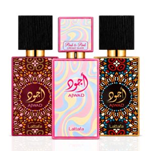 Lattafa Ajwad Pink to Pink & Pink to Pink Creamy Elixir Bundle Eau de Parfum for Unisex