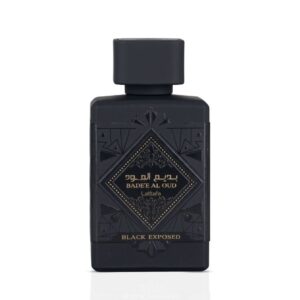 Lattafa Bade’e Al Oud Black Exposed Velvet Pouch Eau de Parfum for Unisex