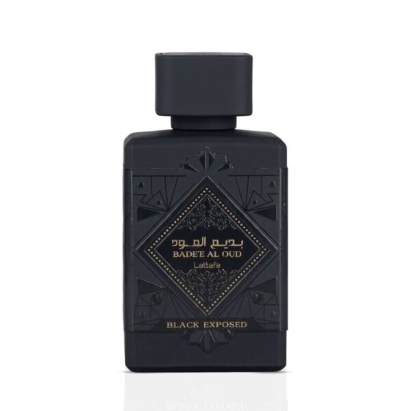 Lattafa Bade’e Al Oud Black Exposed Velvet Pouch Eau de Parfum for Unisex Lattafa Bade’e Al Oud Black Exposed Velvet Pouch Eau de Parfum for Unisex