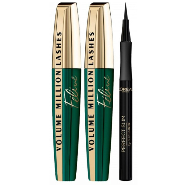 L'Oreal Loreal Feline Volume Million Lashes for Women (Gift Set) L'Oreal Loreal Feline Volume Million Lashes for Women (Gift Set)