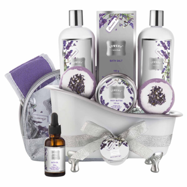 Lovery Lavender Bath for Unisex (Gift Set) Lovery Lavender Bath for Unisex (Gift Set)