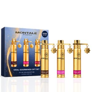 Montale Viral Gourmand Travel Lucky Candy Roses Musk & Intense Café Sprays Eau de Parfum for Unisex