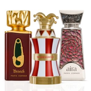 Paris Corner Brooch The Show Magnifique & Aira Sprays Bundle Eau de Parfum for Unisex