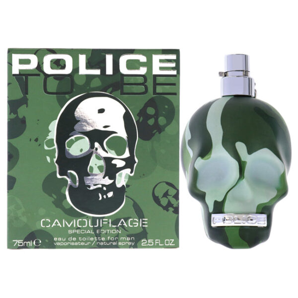 Police To Be Camouflage Eau de Toilette for Men Police To Be Camouflage Eau de Toilette for Men