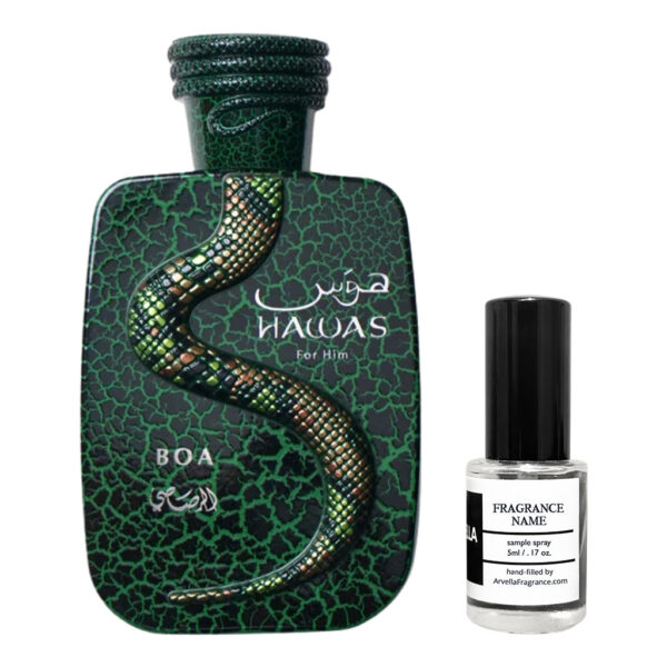 Rasasi Hawas Boa FragranceFlan Eau de Parfum for Men (Sample) Rasasi Hawas Boa FragranceFlan Eau de Parfum for Men (Sample)
