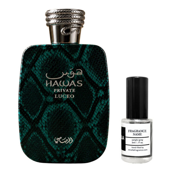 Rasasi Hawas Private Luceo Eau de Parfum for Unisex (Sample) Rasasi Hawas Private Luceo Eau de Parfum for Unisex (Sample)