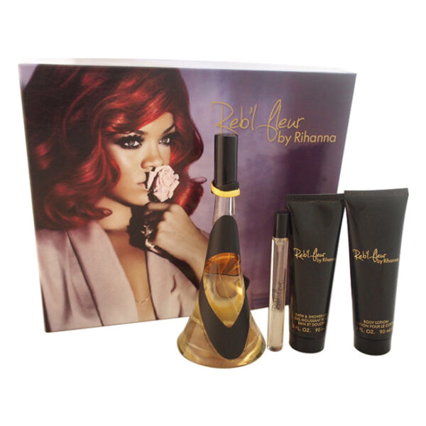 Rihanna Rebl Fleur 4 Pc for Women (Gift Set)