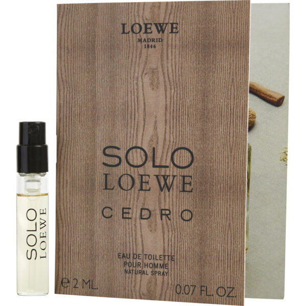 Solo Loewe Cedro ON CARD Eau de Toilette for Men (Sample)