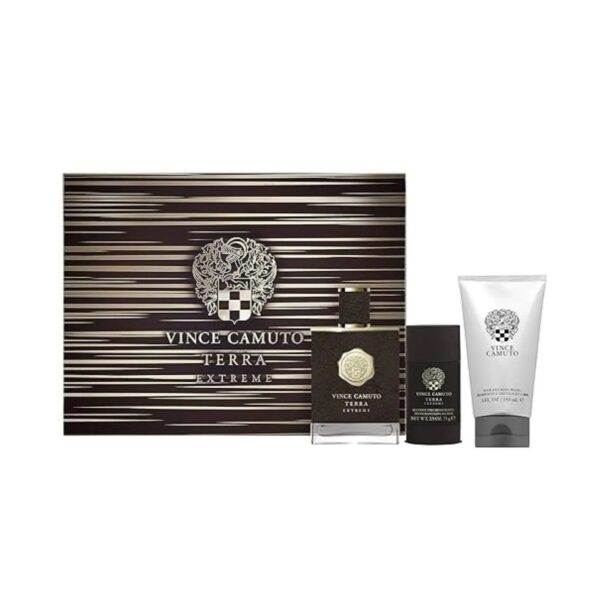 Vince Camuto Terra Extreme 3 piece Eau de Parfum for Men (Gift Set) Vince Camuto Terra Extreme 3 piece Eau de Parfum for Men (Gift Set)