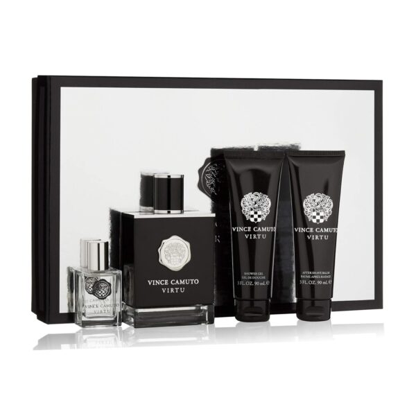 Vince Camuto Virtu 4 piece Eau de Toilette for Men (Gift Set)